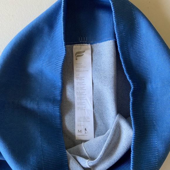 Fabletics High-Waisted Seamless Check Legging blue M UEC - Picture 7 of 11